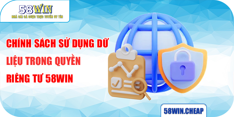 Chính sách sử dụng dữ liệu trong quyền riêng tư 58WIN