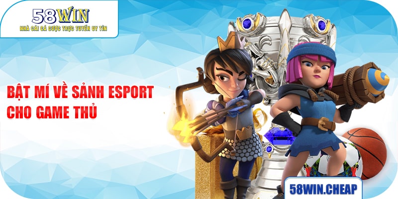 Esport 58Win 1 Bật mí về sảnh Esport cho game thủ